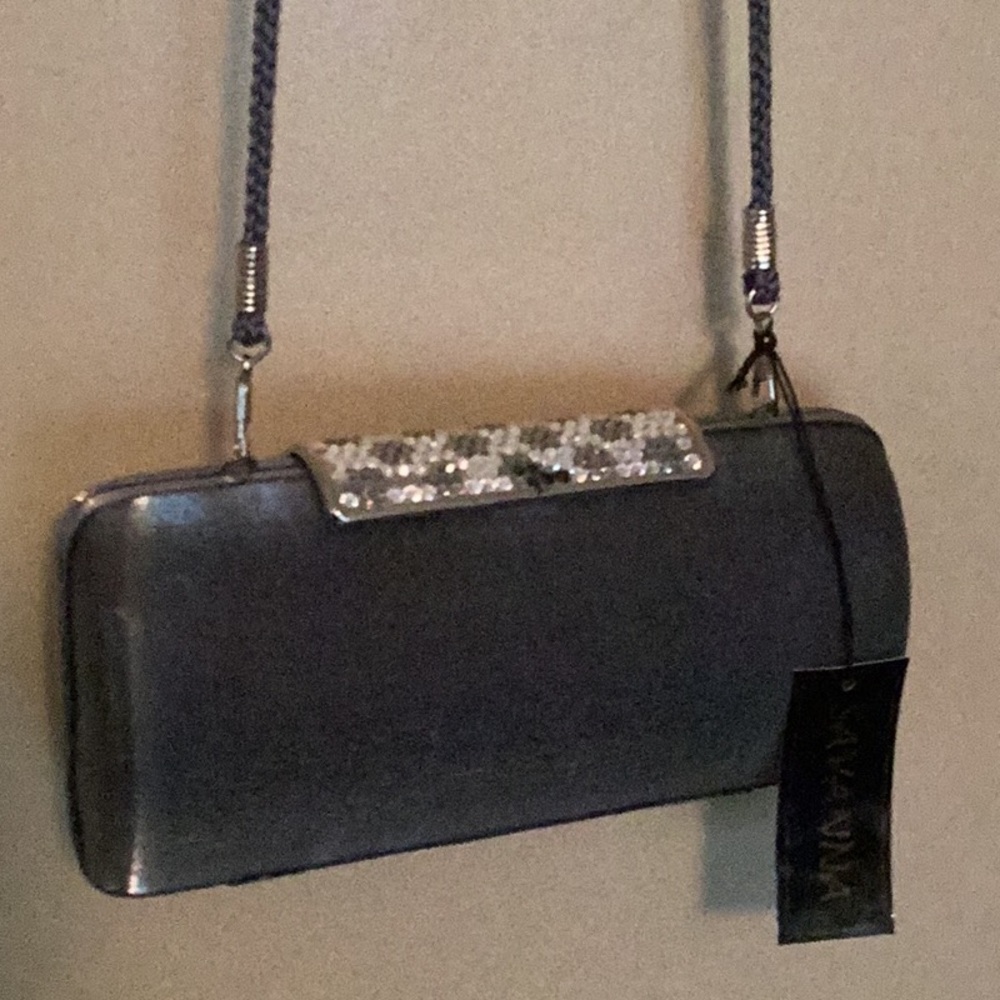 Elegant Gray Evening Clutch
